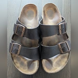 COPY - Birkenstock Arizona 40 brown leather regular width regular sole